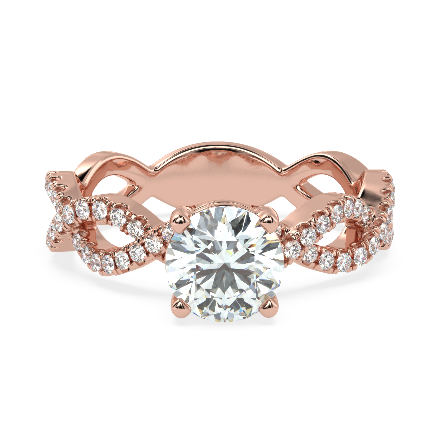 Buy 1.00Ct H VS1 Natural Diamond Ring | SolitaireKart